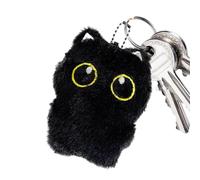 Mimoqk Keychain Bag Charms, Cute Cat Keychain, Black Cat Accessory, Cats Bag Charm Decorations, Fun Fashion Jewelry, Trendy Gift for Women Girls Teens Backpack Purse Handbag Wallet Travel Party