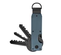 Mimoqk Keychain Key Organizer, Compact Metal Holder, Smart Pocket Keycase, Sleek Lightweight Design, Secure Storage Tool, Ideal for Organizing 1-5 Keys, Travel, Workstation, Everyday Carry Use