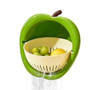 Mimoqk Kitchen Strainer, Sink Colander, Food Drainer Thick Cute Design, Fast Draining Multifunctional Basket, Fruit Strainer Draining Tool for Home Cooking Meal Prep Pasta Spaghetti Lettuce