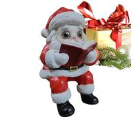 Mimoqk Lampada di Natale - Luce notturna di Babbo Natale - Carina lampada a forma di statuetta per la decorazione delle feste - per comodino, ufficio, tavolo, bagno, WC, cameretta dei bambini, tavolo