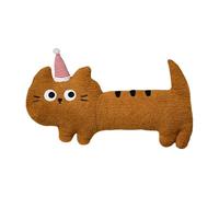 Mimoqk Long Cat Body Pillow, Cartoon Plush Toy, Cuddly Hugging Cushion, Interactive Soft Stuffed Animal to Kids, Boys, Girls, Cozy Sleep Companion for Home Decor, Bed Sofa 15.75x7.87 Inches