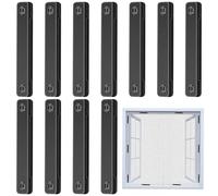 Mimoqk Magneti per tende,Dodici Pezzi Autoadesivi Chiusura Zanzariera | Accessori per Porte Finestre Stabilimenti Scale Camere