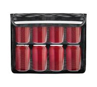 Mimoqk Marine Storage Bag, Boat Mesh Holder, Reflective Life Jacket Organizer, No-Drilling Accessory with Secure Mount, Durable Gear Net for Tool Key Flashlight Fishing Tackle, 13.4x9.8 Inches