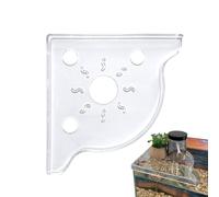 Mimoqk Mensola angolare per acquario, moderna, multifunzionale, organizer per acquario, per abitanti delle città, amanti degli animali domestici, soggiorno, balcone, appartamento
