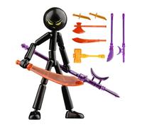 Mimoqk Movable Action Figures, Articolated Model Toy, Collezionabile Desktop Figure, Highly Poseable, Figure for Teens Adults Collectors Display Cabinet Study Bedroom Living Room Home Office Birthday