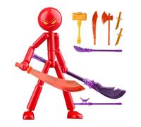Mimoqk Movable Action Figures, Articolated Model Toy, Collezionabile Desktop Figure, Highly Poseable, Figure for Teens Adults Collectors Display Cabinet Study Bedroom Living Room Home Office Birthday