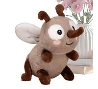 Mimoqk Peluche Mosca Imbottito Decorazione Figurina Realistica Esagerata | Peluche Mosca Animale Imbottito Per Ragazzi Adolescenti Bambini Divano Letto, Compleanno, Inaugurazione Casa