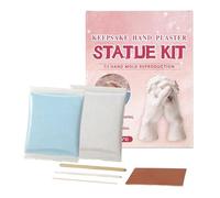 Mimoqk Polvere per Stampi - 100g Indurimento Rapido Facile Mescolanza | Kit per Mano con Polvere da | per Progetti Artistici Compleanno San Serata Romantica