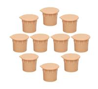 Mimoqk Pool Fence Caps, 10 Pieces Deck, Ground Plug Protector, Safety Feature Prevents Accidents And Debris, for Outdoor Residential Commercial Backyard Garden Patio Pool Area Maintenance