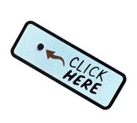 Mimoqk Prank Push Button Toy, Click Me Joke Gag Device, 3D Printed Surprise Clicker, Funny Desktop Decoration, for Teens Adults Women Men Friends Boyfriend Colleagues and more