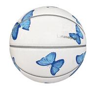 Mimoqk Professional Match Ball, Sturdy Practice Basketball, Anti Slip Grip Coating Performance Ball, Interactive Lightweight Training Equipment, Sports Game Balls for Gym Court Recreation