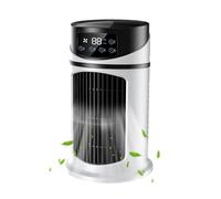Mimoqk Raffreddatore d'aria,Ventilatore rinfrescante ad acqua da ufficio | Dispositivo compatto con illuminazione a LED e 3 velocità per camera dei bambini, appartamento e campeggio