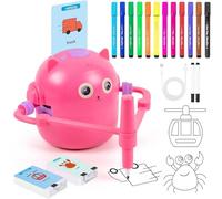 Mimoqk Robot Da Disegno Giocattolo Per Bambini - Esercizi Di Pittura Con Penne,Macchina Intelligente Per Disegno Automatico - Per Bambini Oltre 5 Anni Ragazzi Scuola Materna Casa Scuola Feste