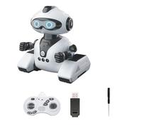 Mimoqk Robot telecomandati per ragazzi,Robot intelligenti per | Robot programmabile con rilevamento di gesti con Occhi LED,Giocattoli da Viaggio di Ragazze Robot interattivo Canzone di Danza