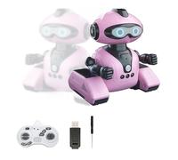 Mimoqk Robot telecomandato per, Giocattolo Robot per ragazzi e Ragazze | Robot telecomandati con Occhi LED per Ragazze,Giocattoli da Viaggio Robot Interattivo Canzone di Danza Intelligente