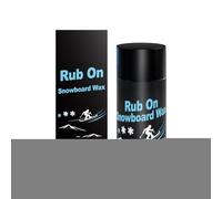 Mimoqk Rub-On Snowboard Wax, Friction Reduction Tool, Ski Wax Stick 30g, Portable Waxs for Snowboard Skiing, Winter Sports Gear, Easy Apply Ski Waxes for Park Cross-Country Indoor Outdoor
