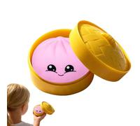 Mimoqk Sensory Squeeze Toy, Stress Relief Fidget, Squeeze Toy Steamed Bun Shape, Soft Calming Toys, Fun Fidget Play, for Boys Girls Students Adults Classroom Home