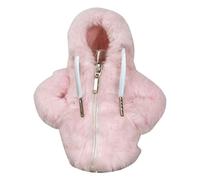 Mimoqk Shift Knob Cover, Plush Shifter Knob, Winter Car Accessories, Warm & Cozy Interior Gadget, (17 x 16 cm), Trucks & Fun Decor for Vehicle, Ideal for Cold Weather, Easy Installation