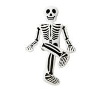 Mimoqk Skeleton Plush, Halloween Soft Skeleton, Decorative Skull Throw Pillow, Cute and Padded, Cozy Decor for Adults, Kids, Friends, Living Room, Bedroom, Couch, Bed, Travel, Props, Holiday Occasioni