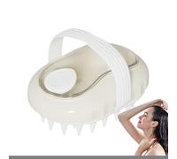 Mimoqk Spazzola per cuoio capelluto | Spazzola per shampoo massaggiante in pelle capelu, strumento di massaggio ed esfoliazione per pulizia profonda durante il lavaggio dei capelli bagnati o asciutti