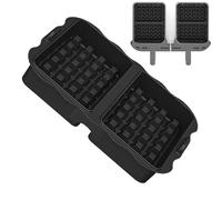 Mimoqk Stampo per waffle, in silicone, a 2 cavità, vassoio per il pane per pasto in famiglia, feste, vacanze, celebrazioni, cucina, colazione, fine settimana, brunch
