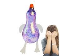Mimoqk Stress Relief Toys, Sensory Fidget Balls, Rising Squishy, Cute Duck Squeeze Toy, Soft Animal Shape Calming Hand Desk Focus Aid Tactile, Relaxation Tool for Teens Adults