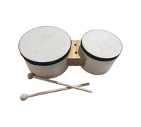 Mimoqk Tamburi Bongo per Bambini,Strumento a percussione realistico,Tamburo Giocattolo per Imparare la Musica - per Feste, Soggiorno, Camera da , Classe, Scuola materna