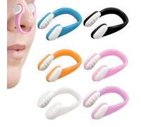 Mimoqk Tappinaso per Nuoto - Pinza Nasale in Silicone per Nuoto,6 Pezzi Protettore Sicuro per Tappo del Naso in Silicone per Adulti Apnea Sport Acquatici Surf Donne Uomini Bambini da 7 Anni