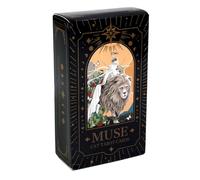 Mimoqk Tarocchi Deck, Muse Cat Oracle Cards, Fortune Telling Game, Mistical Divination Tool, English Version, 78-Card Standard Set, Ideal for Meditation, Party, Spiritual Practice, for Friends More