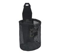 Mimoqk Tasca di svuotamento piccola - Borsa portaoggetti con coulisse per campeggio | Borsa a rete per anca organizzativa per ciclismo, viaggi, escursionismo, campeggio, attività all'aperto, Nero , Se