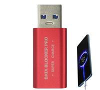 Mimoqk USB C Data Blocker, adattatore di ricarica sicuro, protezione rapida e durevole, anti-hacking design, compatto Travel-Friendly Size, ideale per telefoni cellulari, laptops, pubblico ricarica
