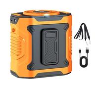 Mimoqk Waist Fan, Portable Fan, Ricaricabile 100-Speed Cooling Unit Powered by 5000mah Battery, Ergonomic Under-Shirt Design Delivering Stealthy Comfort, Travel Fans for Camping