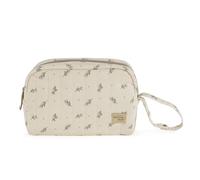 Mimosa Beauty Verde Pasitio & Pasito - Borsa da toilette per bambini - Astuccio da toilette - Verde e Rosa - Per il viaggio e per l'organizzazione del bagno