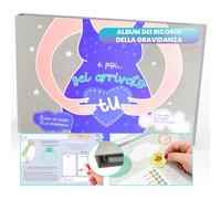 MIMUSELINA Album Gravidanza da Compilare | Diario Gravidanza per Mamma con Foto, Ricordi e Pensieri | Album Nascita Bambino con Adesivi e Gestogramma | Idea Regali per Donne Incinte | LINGUA ITALIANA