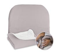 MIMUSELINA Copertina Neonato Invernale in Cotone | Coperta Invernale Neonato 70x90cm Calda e Morbida | Coperta Lettino e Culla Avvolgi Bambino | Ideale per Inverno e Mezze Stagioni | Waffle Taupe