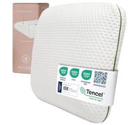 MIMUSELINA Cuscino Memory Foam Bambini 60x40x6 cm | Cuscino Antisoffoco in Schiuma Viscoelastica Traspirabile | Cuscini letto e Culla Ipoallergenici | Federa Tencel Sfoderabile e Lavabile