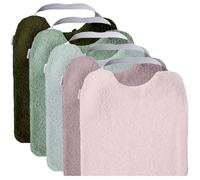 MIMUSELINA Set di 5 Bavaglini Neonato Impermeabili BLW in Spugna | Ideali come Set Pappa Svezzamento Neonati | Bavaglini Asilo con Elastico al Collo | Neonato Accessori Utili | Realizzati in Spagna