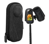 mimzemamz Custodia Protettiva per Insta360 X4, Piccola Borsa Portatile per Fotocamera, Struttura a Doppio Strato Protettivo, Borsa da Viaggio per Insta360 X4 Accessori, Grigio