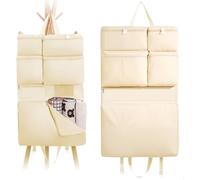 mimzemamz Portaoggetti da Appendere,Tasche Portaoggetti da Parete per Riporre Dietro le Porte e in Viaggio,Organizer da Appendere Sono Sette Gli Scomparti per Organizzare Vestiti,Calze e Documenti