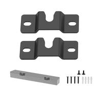 mimzemamz Supporto Soundbar Supporti da Parete, Universal Supporto Casse Audio Supporto per Casse Acustiche Staffa Soundbar per Speakers fino a 7 kg con viti per il Montaggio a Parete, Nero