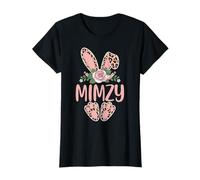 MIMZY - Orecchie da Coniglietto Leopardato con Motivo Floreale Maglietta