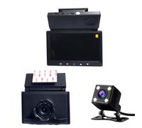 MIN CAMERA DVR RETROMARCIA MONITOR HD 4.3" 2 TELECAMERE 4 LED AUTO SUV 12MPX SC0