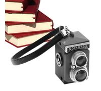 min fotocamera retrò - Fotocamera DSLR in miniatura | Decorazione fotografica ed elegante accessorio per la casa | Ornamento compatto per gli appassionati di fotografia e decorazioni vintage.