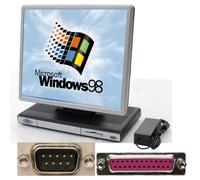 Min-Pc Con 17 " 43cm Display Windows 98 Per Internet Leise RS-232 Lpt Parallelo