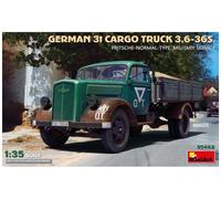 MINI ART 1/35 GERMAN 3T CARGO TRUCK 3.6-36S. PRITSCHE-NORMAL-TYPE.