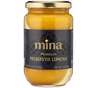 Mina Limoni conservati - 12 once, autentici limoni marocchini conservati, ideali per tagine, couscous, insalate, non OGM, vegani, keto, kosher, senza glutine