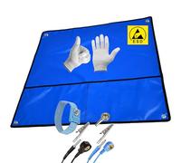 Minadax ESD - Tappetino antistatico Blu 60 x 60 cm. Blau 60x60cm
