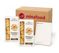 minafood Bundle per Pappardelle Classiche 2x500g + Bloc Notes