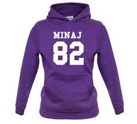 Minaj 82 - Bambini Felpa/Maglione - Nicki 1982 Cantante Rapper Compleanno Regalo