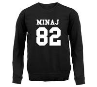 Minaj 82 - Bambini Felpa/Maglione - Nicki 1982 Cantante Rapper Compleanno Regalo